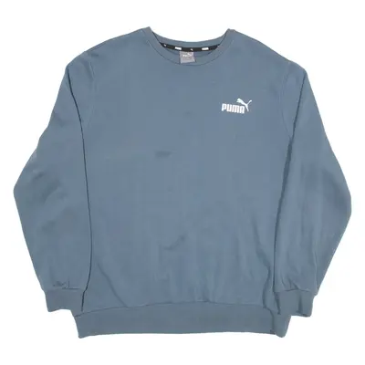 PUMA Mens Sweatshirt Blue XL