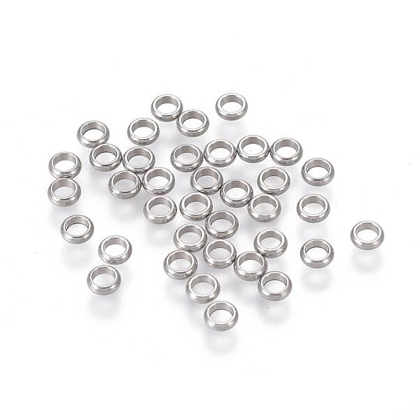 Tarnish Resistant Ring 304 Stainless Steel Beads