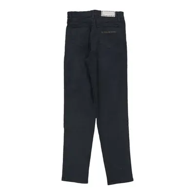 Roccobarocco Trousers - 27W UK 8 Navy Cotton Blend
