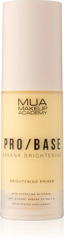MUA Makeup Academy PRO/BASE Banana illuminating primer 30 ml