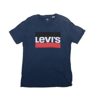 LEVI'S T-Shirt Blue Short Sleeve Mens M