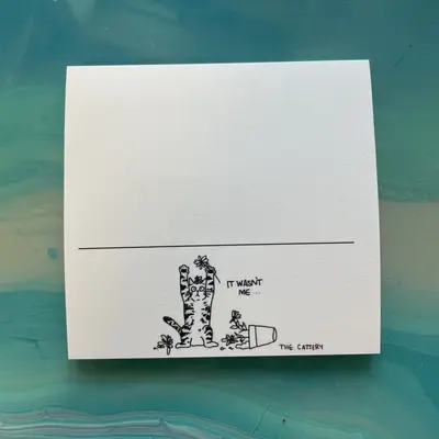 Didn't Do It Sticky Note Pad