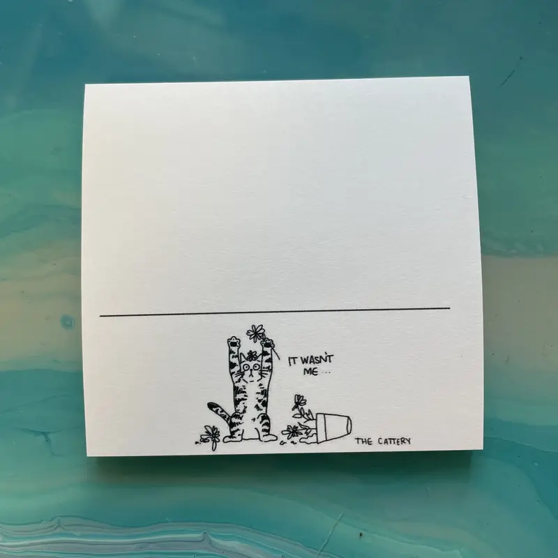 Didn't Do It Sticky Note Pad