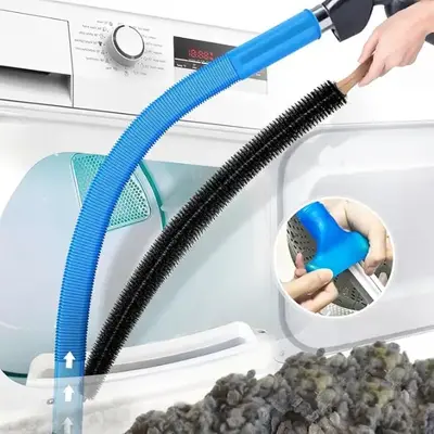 [New Deal] Fire Prevention 2 PCS Dryer Vent Cleaner Kit Compatible with All Vacuum Cleaner, Dryer Lint Brush and Vacuum Hose ...