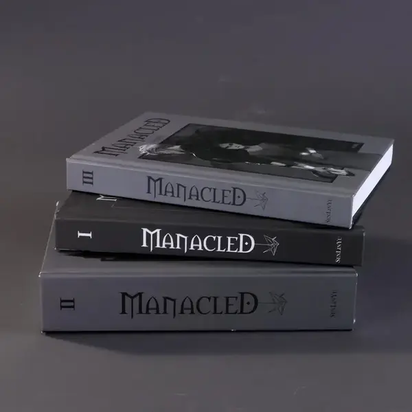 Manacled book Hardcover-Complete 3 Volume Set with Illustrations Dramione Fanfic