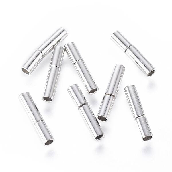 Platinum Plated Brass Bayonet Clasps