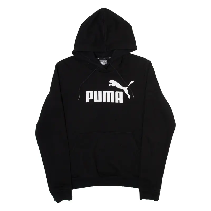 PUMA Womens Black Hoodie UK 12