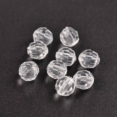 Transparent Acrylic Beads