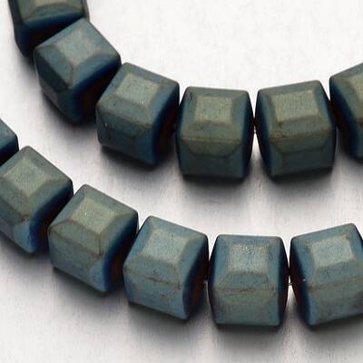 Electroplate Non-magnetic Synthetic Hematite Bead Strands