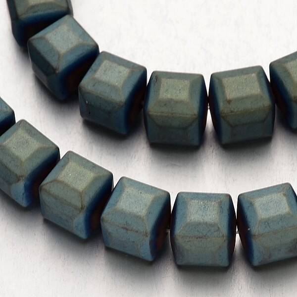Electroplate Non-magnetic Synthetic Hematite Bead Strands