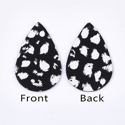 PU Leather Big Pendants