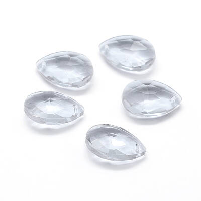 Faceted Glass Pendants