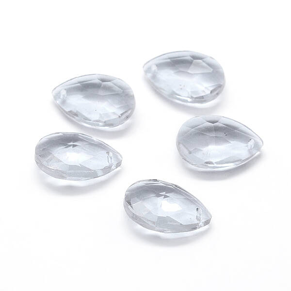 Faceted Glass Pendants