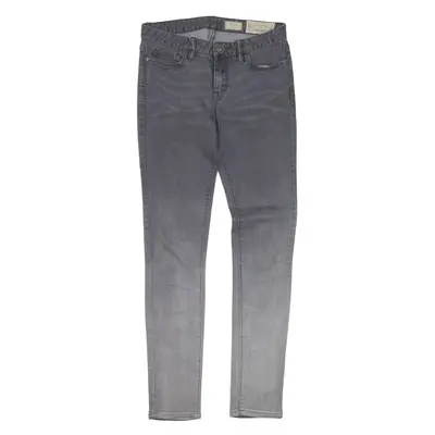 ALL SAINTS Ashby Low Rise Ombre Jeans Grey Denim Slim Skinny Womens W27 L29
