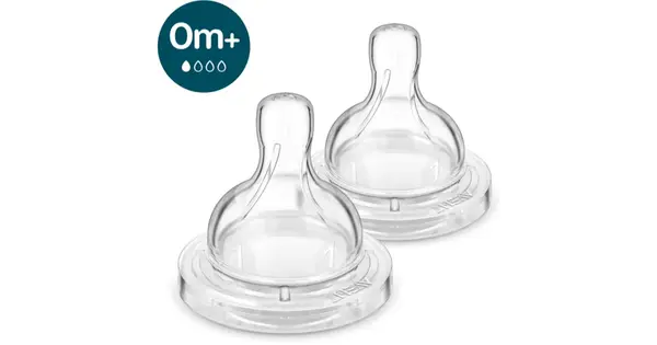Philips Avent 1 anti-colic slow flow bottle teat 0 months+ 2 pieces