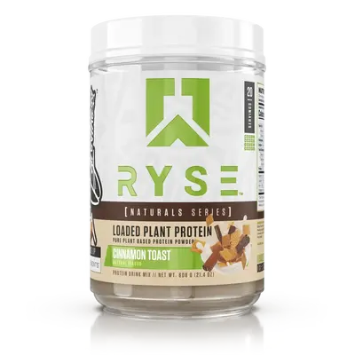 RYSE Loaded Plant Protein - 20g of Natural Vegan Plant-Based Protein Powder from Pea, Chickpea & Barley Rice - Surgar-Free - ...
