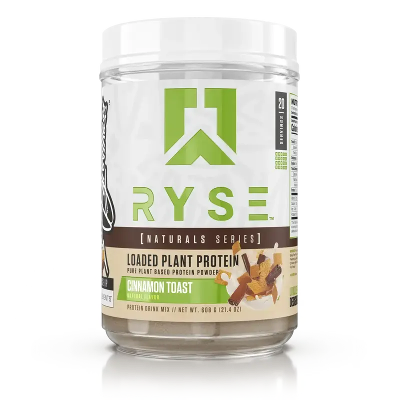 RYSE Loaded Plant Protein - 20g of Natural Vegan Plant-Based Protein Powder from Pea, Chickpea & Barley Rice - Surgar-Free - ...