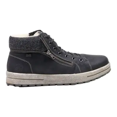 RIEKER Chukka Boots Black Synthetic Mens UK 8