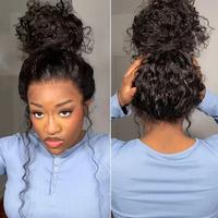 Bling Hair 30 34 Inch Curly Wigs 13x4 HD Lace Front Human Hair Deep Wave 13x6 Lace Frontal Wig Brazilian 180 density For Wome...