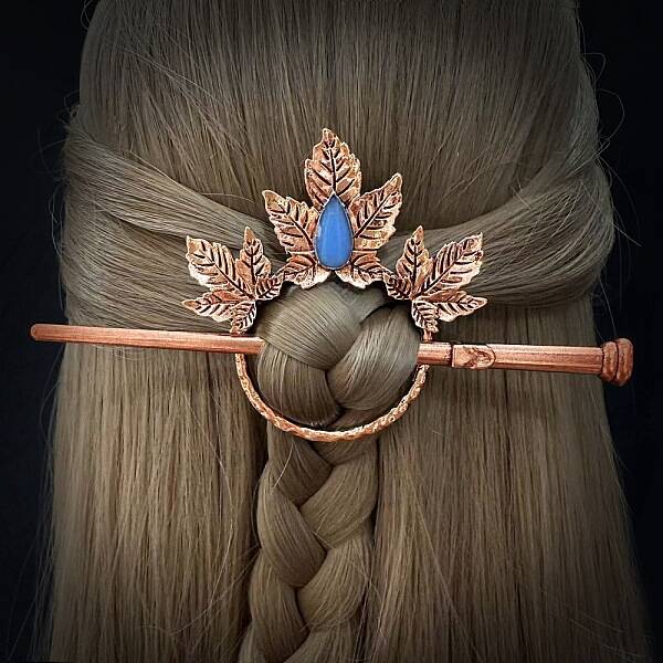 Vintage Moonstone Hair Sticks for Women