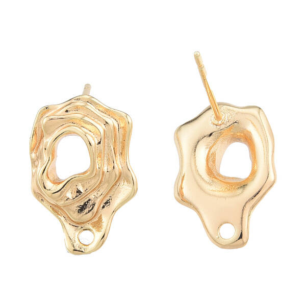 Brass Stud Earring Findings