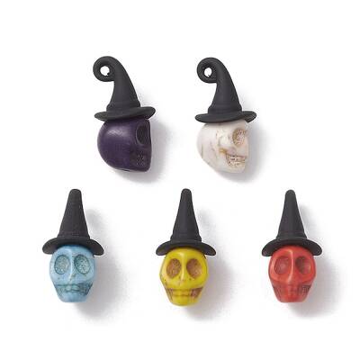 Synthetic Turquoise Dyed Pendants