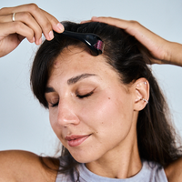 TryBello Derma Roller – 540 Titanium Microneedles (0.25mm) for Hair Growth & Scalp Stimulation – Enhances Product Absorpt...