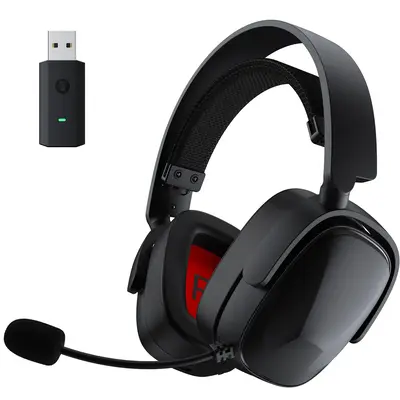 SENZER X100 2.4G wireless gaming headset, get rid of the wired constraints, soft and comfortable ear cups, no pressure on the...