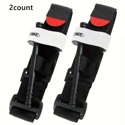 Emergency Tourniquet, 2 Counts Outdoor Emergency Injury Tourniquet, Safety & Security Supplies, Home Supplies, Survival Equip...