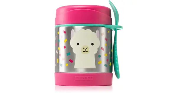 Skip Hop Zoo Llama thermos with spoon 12 months+ 325 ml