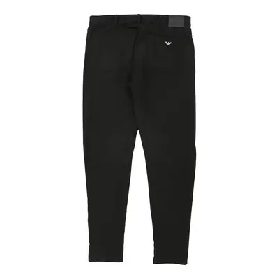 Armani Jeans Trousers - 39W 36L Black Polyester Blend