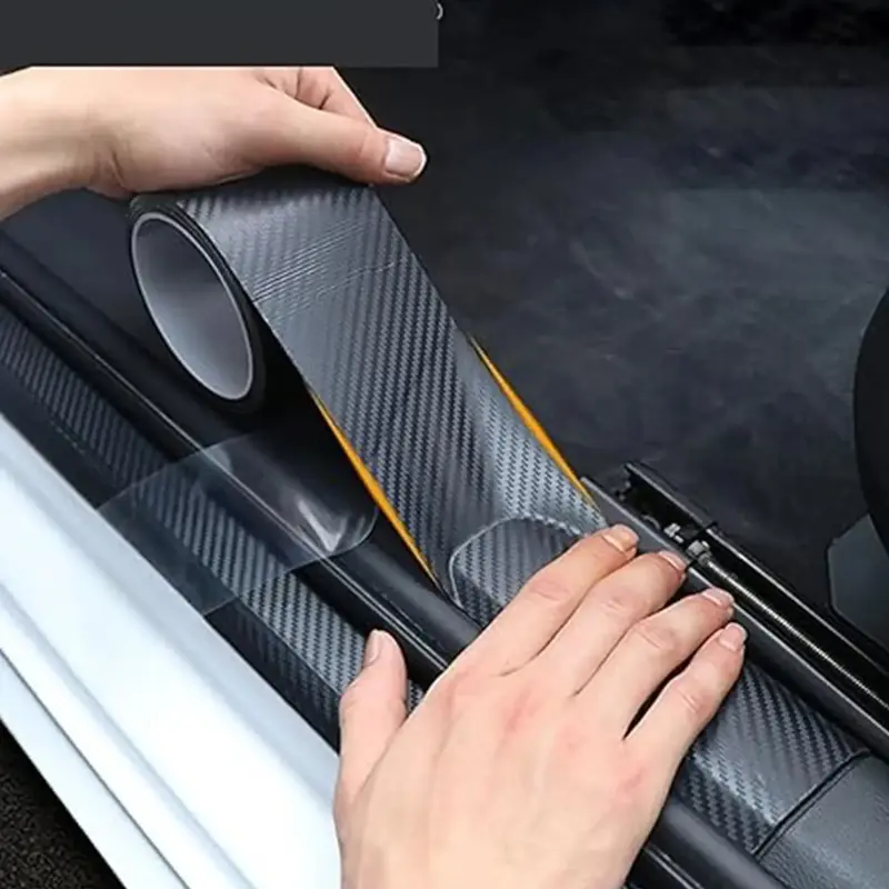 Car Stickers for Trunk Door Sill, Waterproof & Anti-Scratch Bumper Stickers for Car Decorations, Universal Car Bumper Protect...