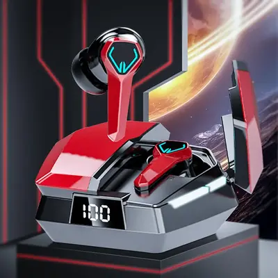 Wireless Headphones, Electronic Audio Wireless Earbuds for Running, Gaming Headset for PC E-sport, Noise Cancelling Headph...