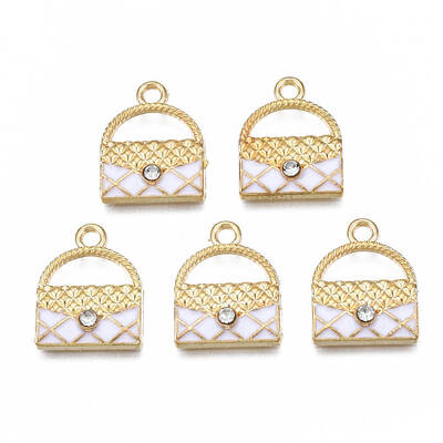 Rack Plating Alloy Enamel Pendants