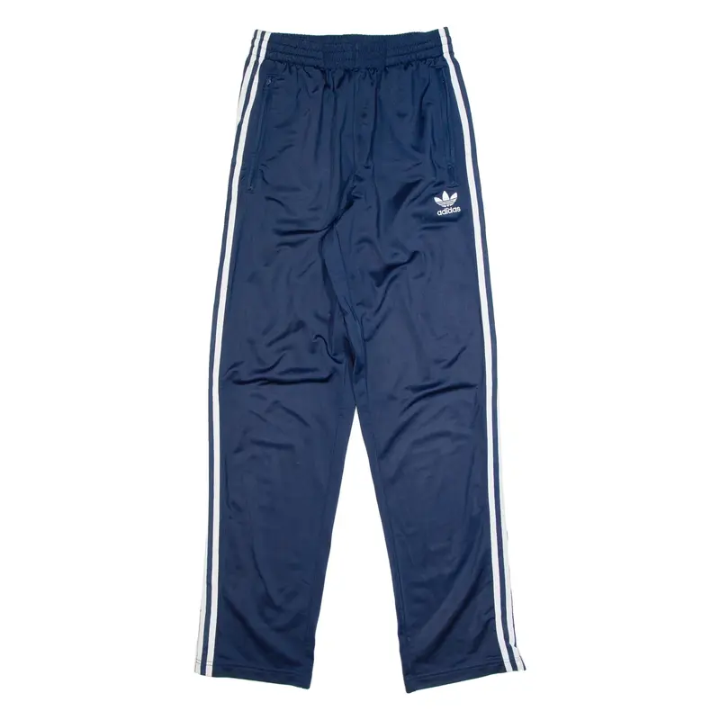 ADIDAS Mens Track Pants Blue Straight S W26 L32