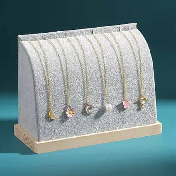 Velvet Necklace Organizer Display Stands