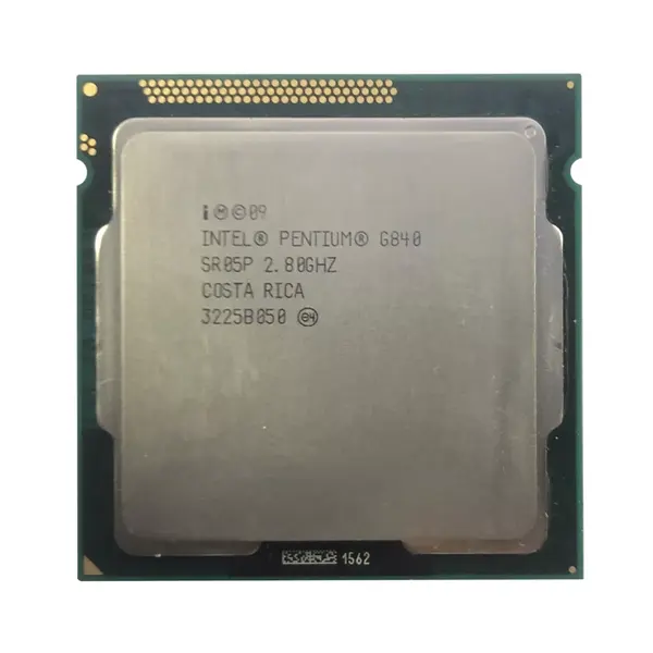 652982-001 HP 2.80GHz 5.00GT/s DMI 3MB L3 Cache Socket LGA1155 Intel Pentium G840 Dual-Core Processor