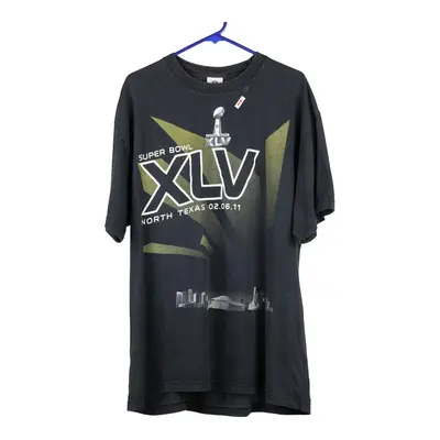 Super Bowl 2011 Nfl T-Shirt - XL Black Cotton