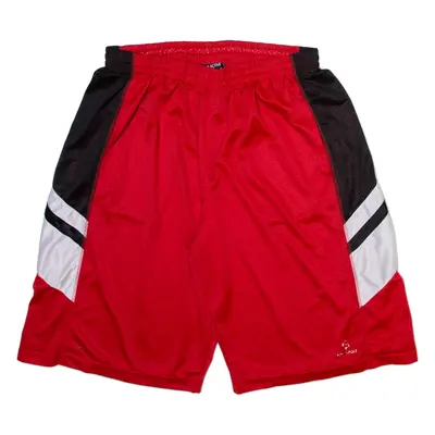 SP ACTIVE Mens Casual Shorts Red Relaxed XL W32