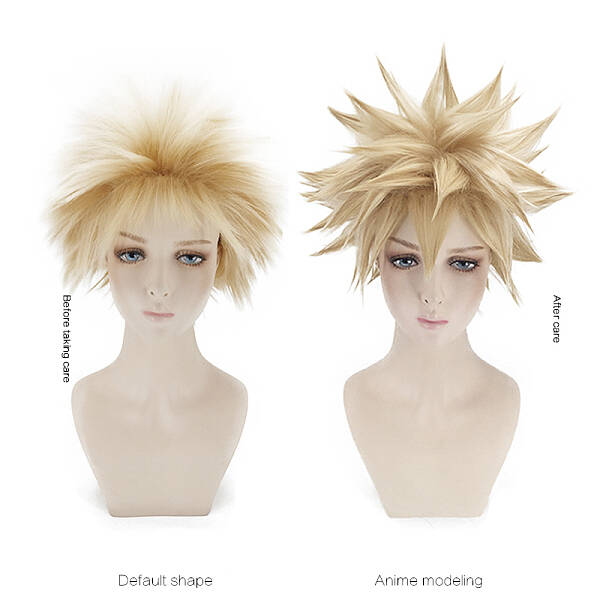 Short Blonde Wavy Cosplay Party Wigs