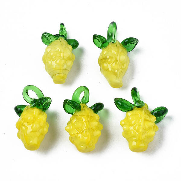 Handmade Bumpy Lampwork Pendants
