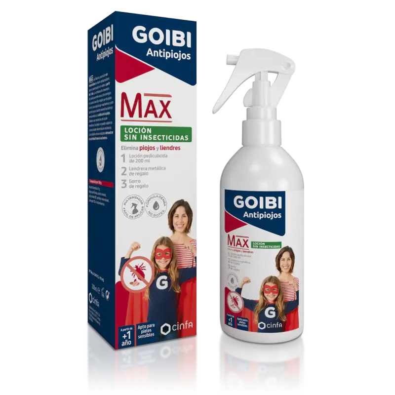 Cinfa Lotion Goibi antipiojos MAX without insecticides 200 ML