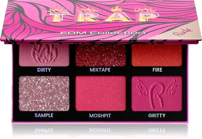 Rude Cosmetics EDM Collection eyeshadow palette color Trap 6 g