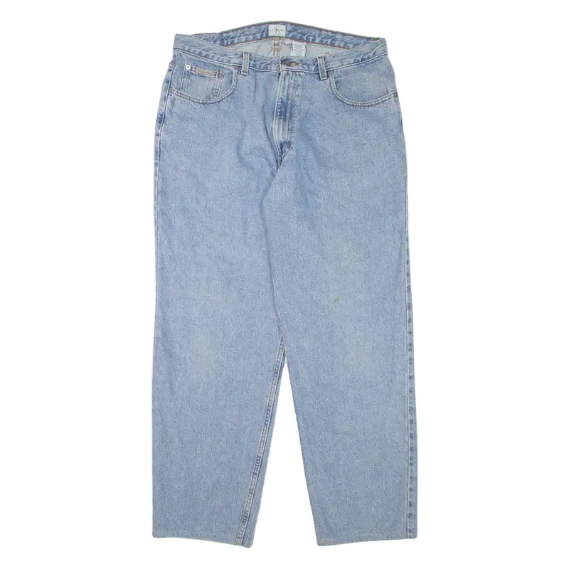 CALVIN KLEIN JEANS Easy Fit Mens Jeans Blue Relaxed Tapered W36 L29