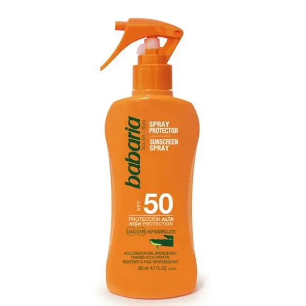 Babaria Crema Solare con Aloe Vera SPF50 200ml