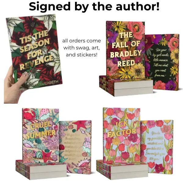 Special Edition Season of Revenge Series - Signed Paperback Romcom Literature