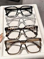 Street Trend Stylish Square Frames, Glasses for Women, Trendy Vintage Black Stylish Eyeglass for Everyday Use, Fashion Modern...