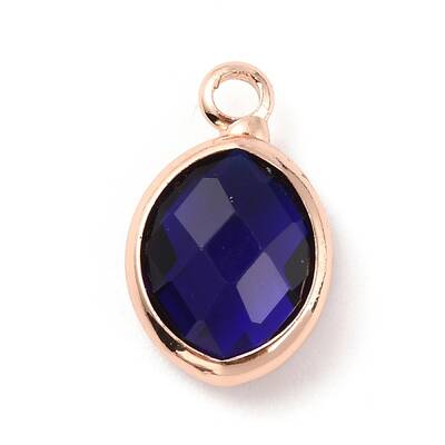 Faceted Glass Pendants