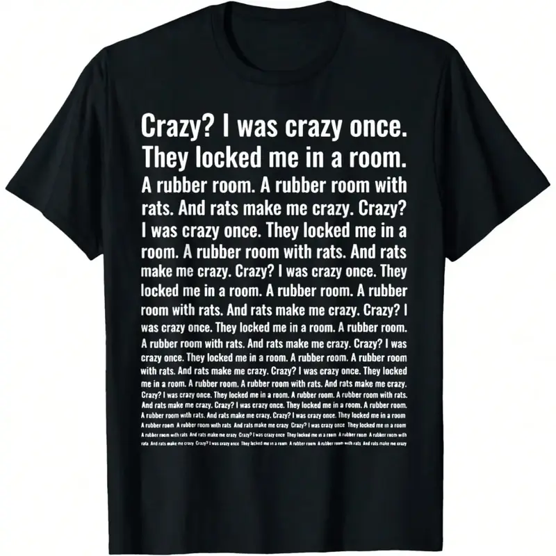 Crazy? I Was Crazy Once. Funny Trending Meme T-Shirt