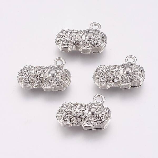 Alloy Rhinestone Pendants